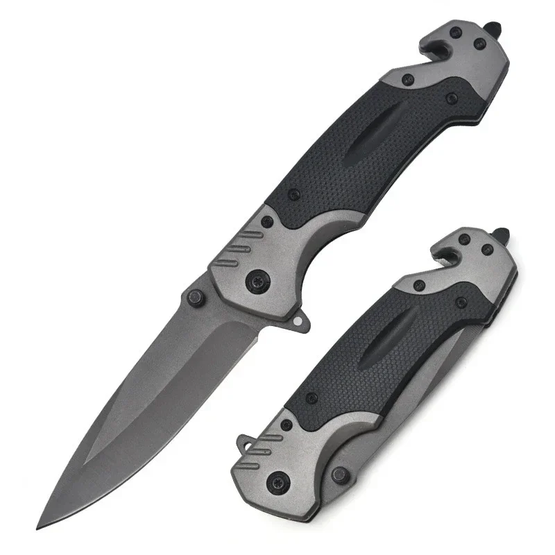 

Tactical Folding Pocket Knife for Men, Self Defense Survival Hunter Knives, New EDC Multitool, Hunting Weapon, Outdoor Camping