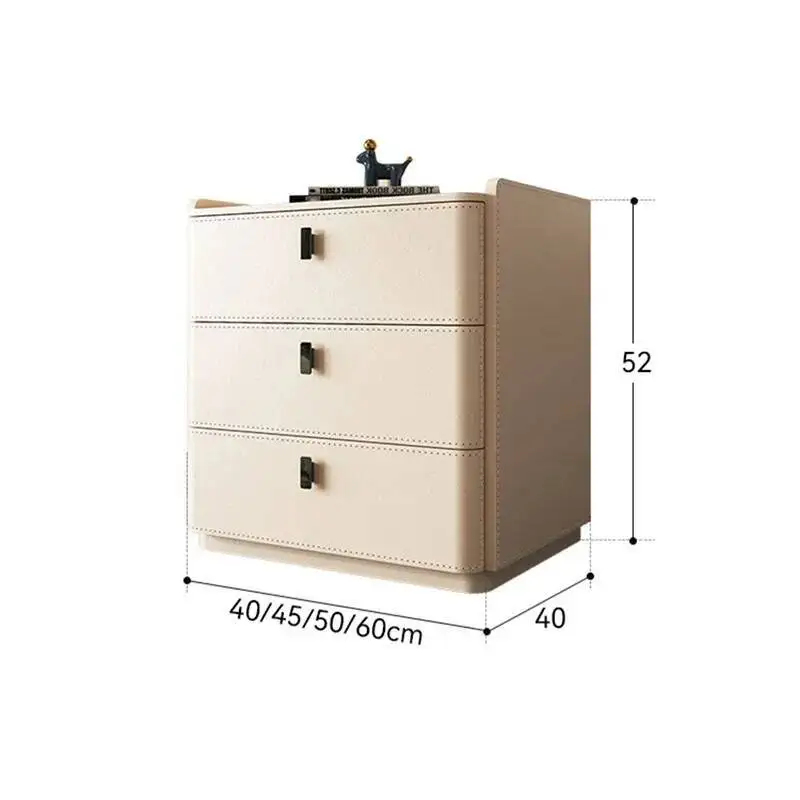 

Minimalist Table Bedside Drawers Storage Design Luxury Beauty Nightstands Elegant Mesitas De Noche Dormitorio Bedroom Furniture
