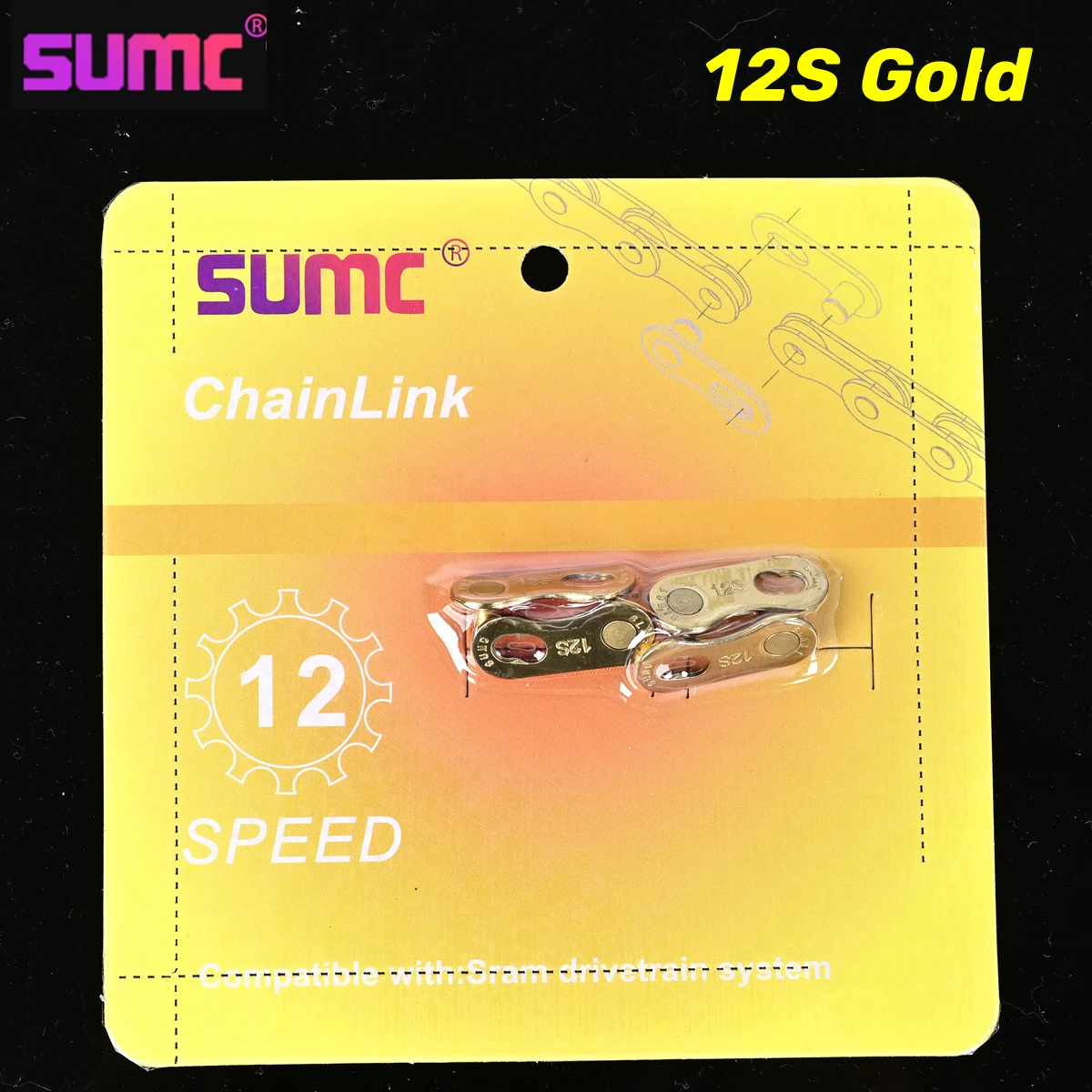 SUMC Fahrradkette Master Link (Magische Schnalle) für 12 13 Gänge, Quick Link für SUMC Halbmondketten