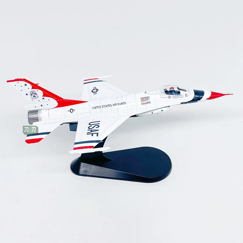 WLTK 1:72 Scale F16 Fighter Alloy Simulation Aircraft Model Collection Decoration Gift Toys Static Display