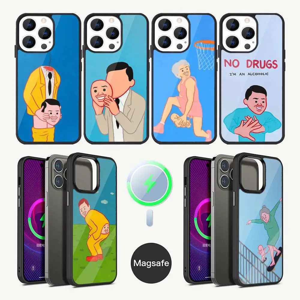 

J-Joan C-Cornella Art Phone Case For iPhone 17,16,15,14,13,12,11,Plus,Pro,Max Mini Magsafe Magnetic Wireless Charging