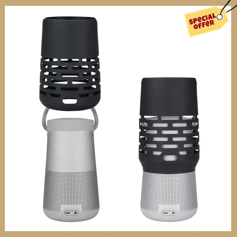 Stable Performance-Soft Silicone Bluetooth-Compatible Speaker Case Accessories Portable Cover For Bose Soundlink Revolve/Revolve