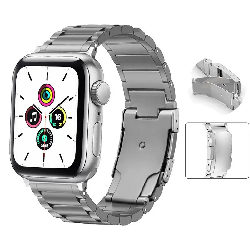 Imagem -03 - Pulseira de Titânio para Apple Ver Pulseira Ultra Ver 49 mm Band 44 mm 42 mm 40 mm 45 mm 69g Iver se 2