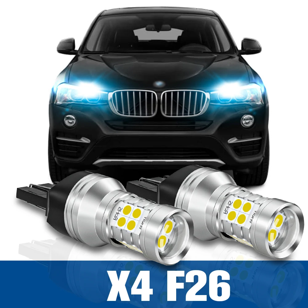 

2pcs LED Daytime Running Light DRL Lamp Accessories Canbus For BMW X4 F26 2014 2015 2016 2017 2018