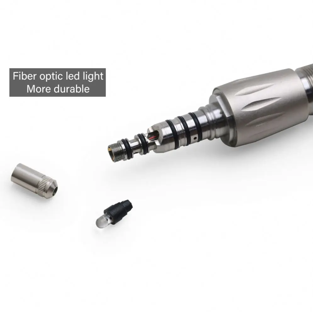 den tal Quick Coupling Coupler Fiber Optic Handpiece Adaptor LED 2/4/6 Holes Fit in High Speed Dentisit Hand Tools