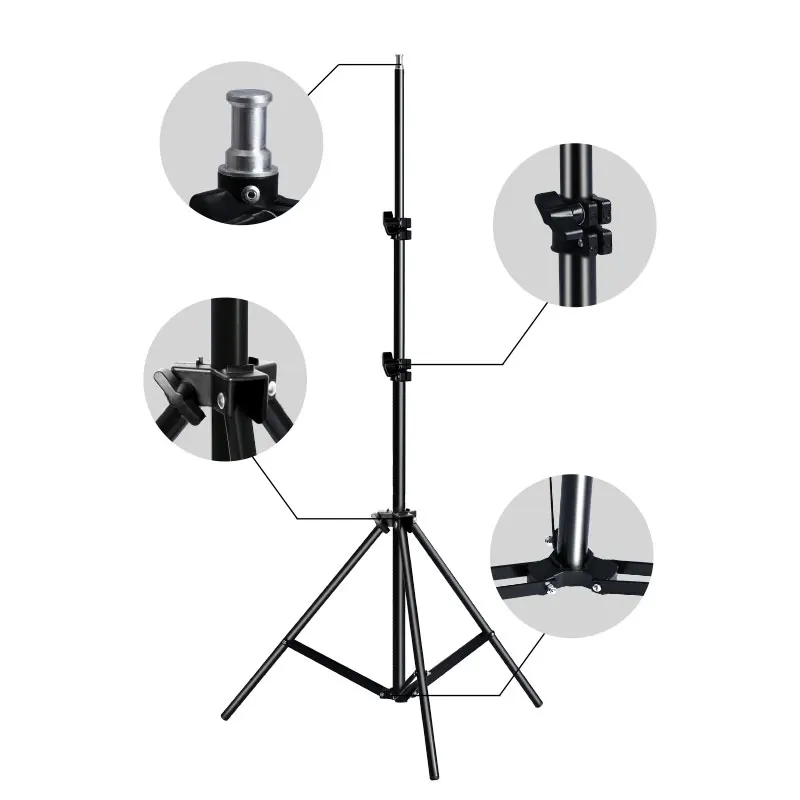 Softbox fotograficzny 50x70cm, zestaw do oświetlenia studyjnego, system oświetlenia ciągłego do aparatu z żarówką i akcesoriami. — zdjęcie produktu 6