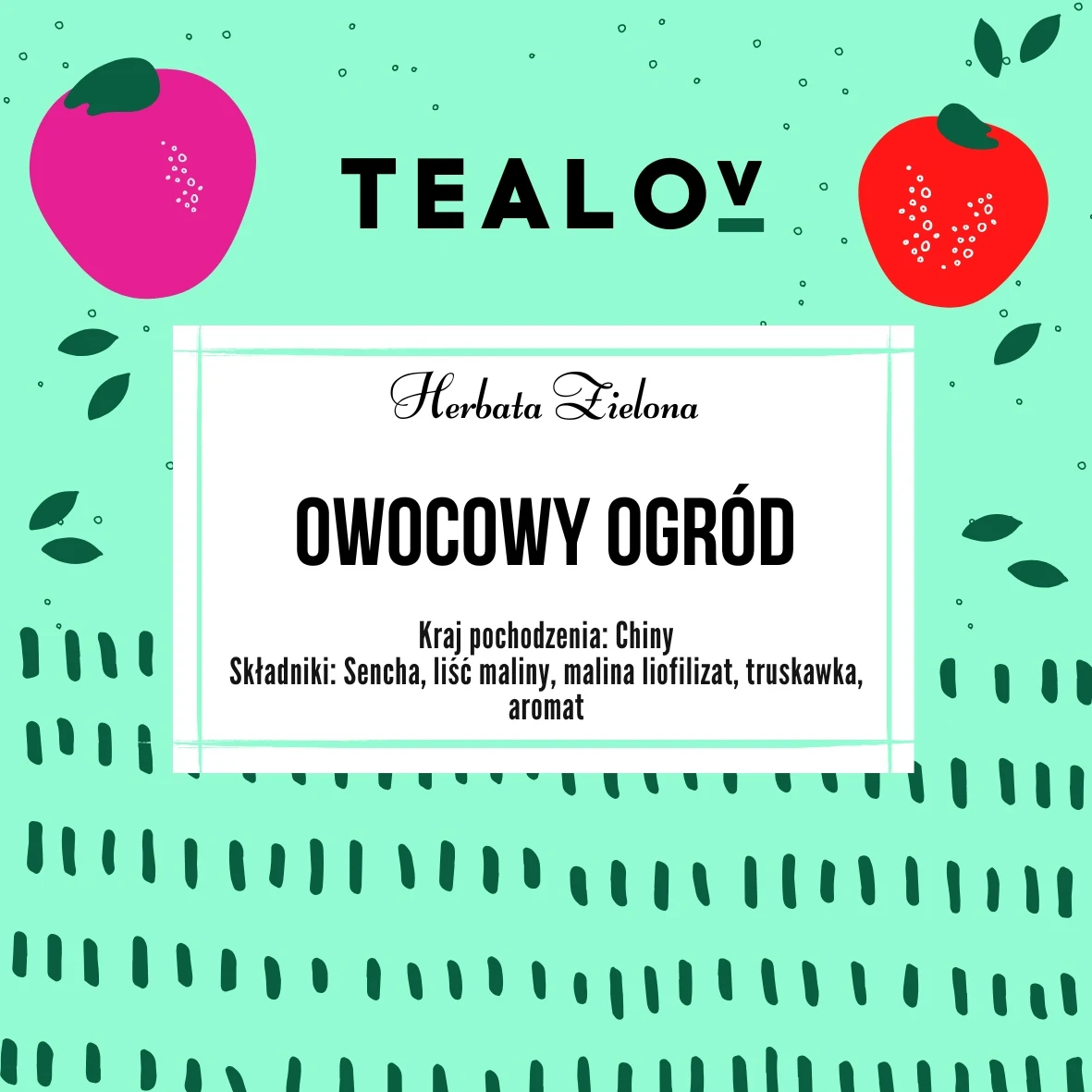 TEALOV-Tee Grüner FRUITGARTEN 100g