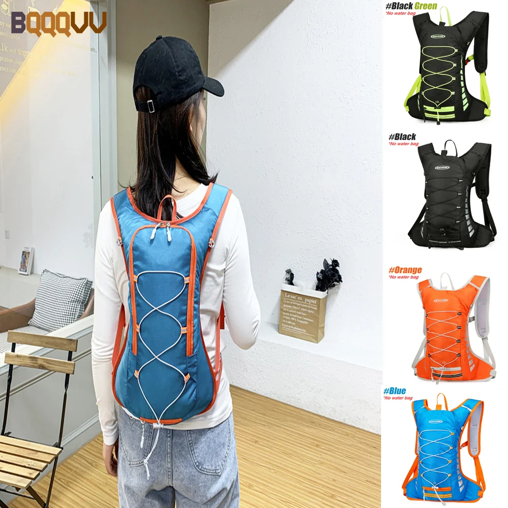 Mochila de colete de hidratação para homens e mulheres, bolsas esportivas ao ar livre, trilha, maratona, jogging, caminhadas, garrafa de água opcional, 1pc