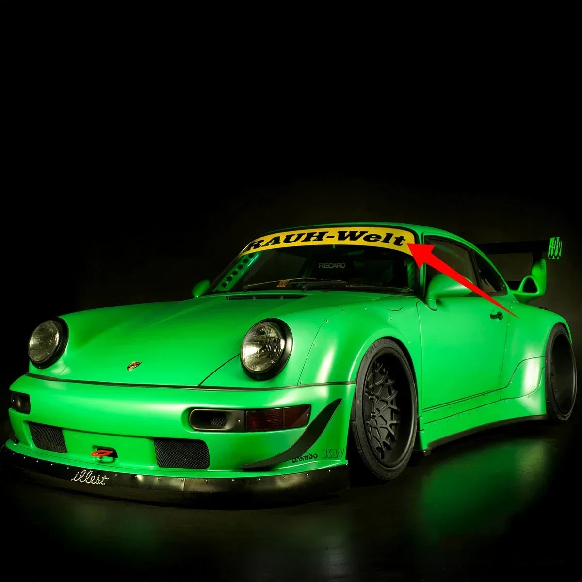 

Car Styling Decal for RAUH-Welt Windscreen decal sticker HF Auto Front Sunshade Rear Windshield Window Stickers