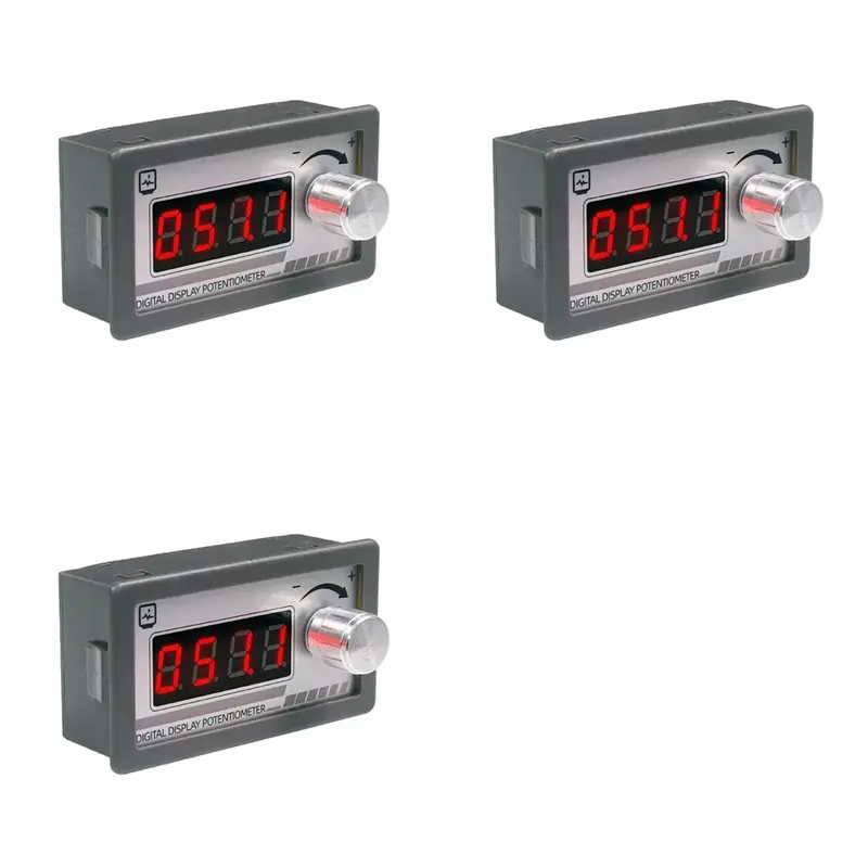 

Цифровой потенциометр BTLIFE-3X с дисплеем, переменный резистор 10 кОм, симулятор сигнала для контроллера скорости и инвертора