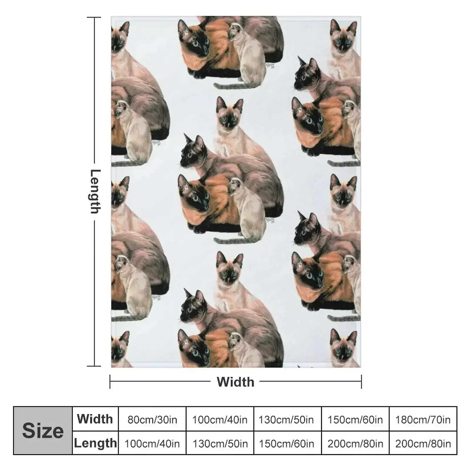 Tonkinese Assortment Throw Blanket anime Luxury Travel Single Blankets