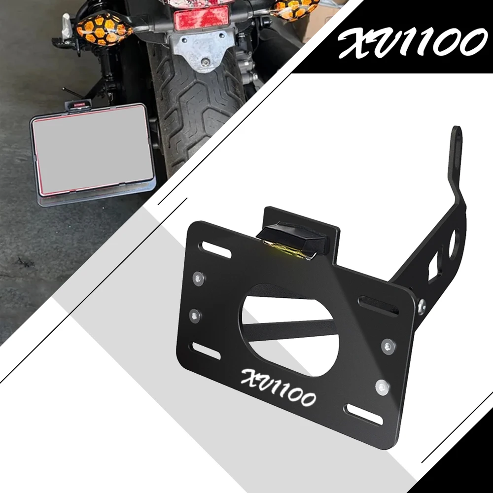 

XV535/1100 Motorcycle Side Fender Eliminator Side Mount License Plate Holder For Yamaha XV535 XV1100 Virago 535 1100 1987-2003