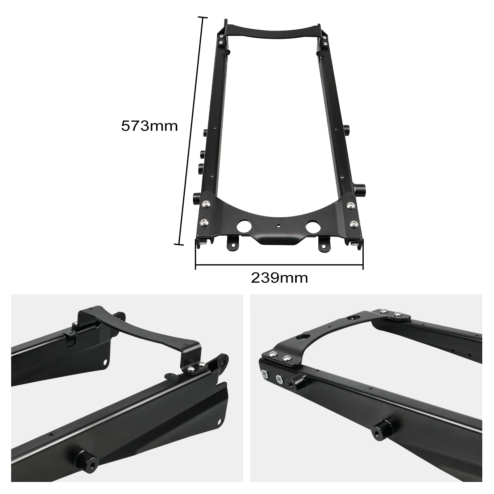 For Yamaha YFZ450R ATV Rear Subframe Sub Frame 2009-2023 YFZ450X 2010-2011 Rustproof Anti-wear Dusting Surface ATV Accessories