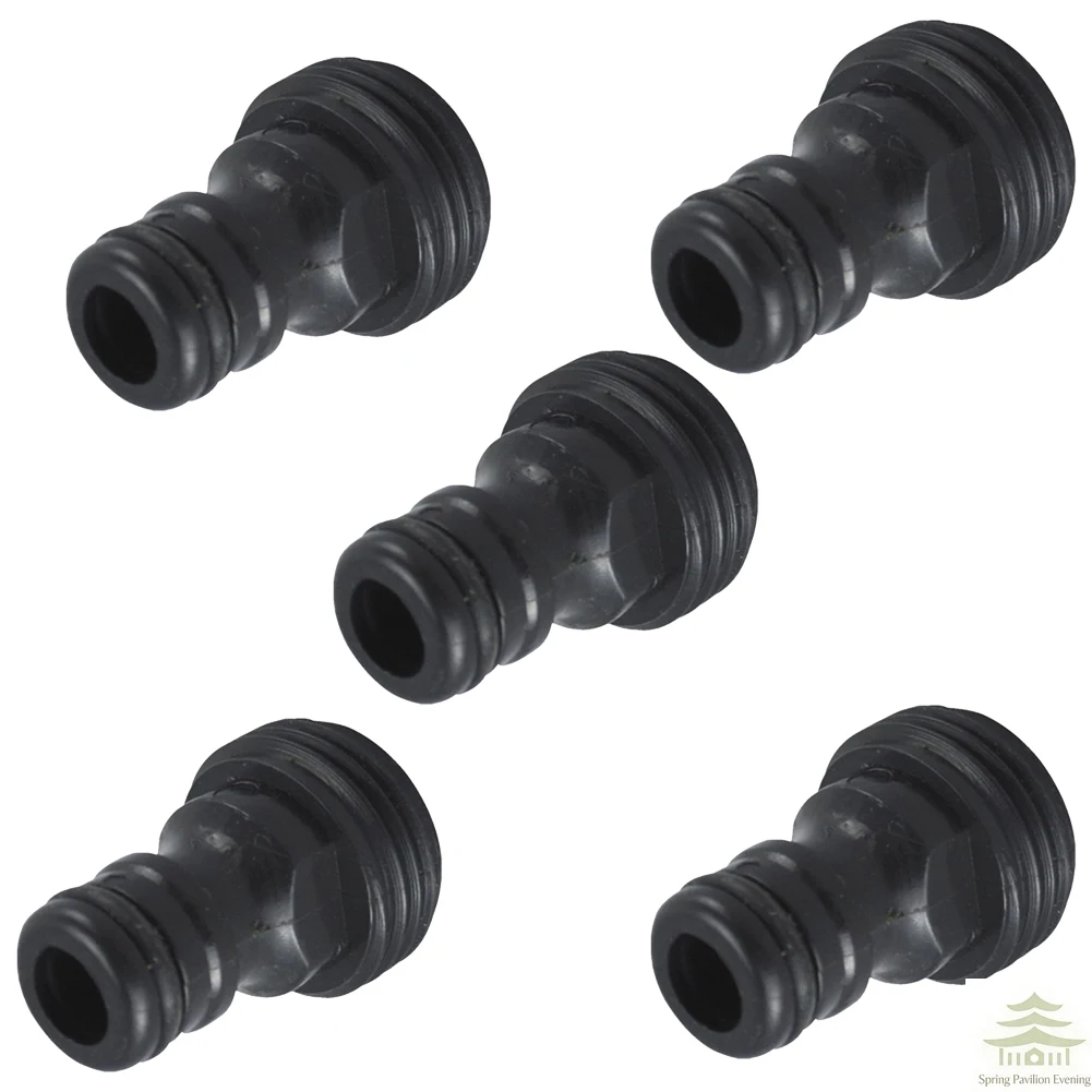 Threaded Fittings Threaded Joint Hydraulics Garden Plastic Quick Coupling Water Pipe 1/2inch 5pcs Faucet Adapter image 6