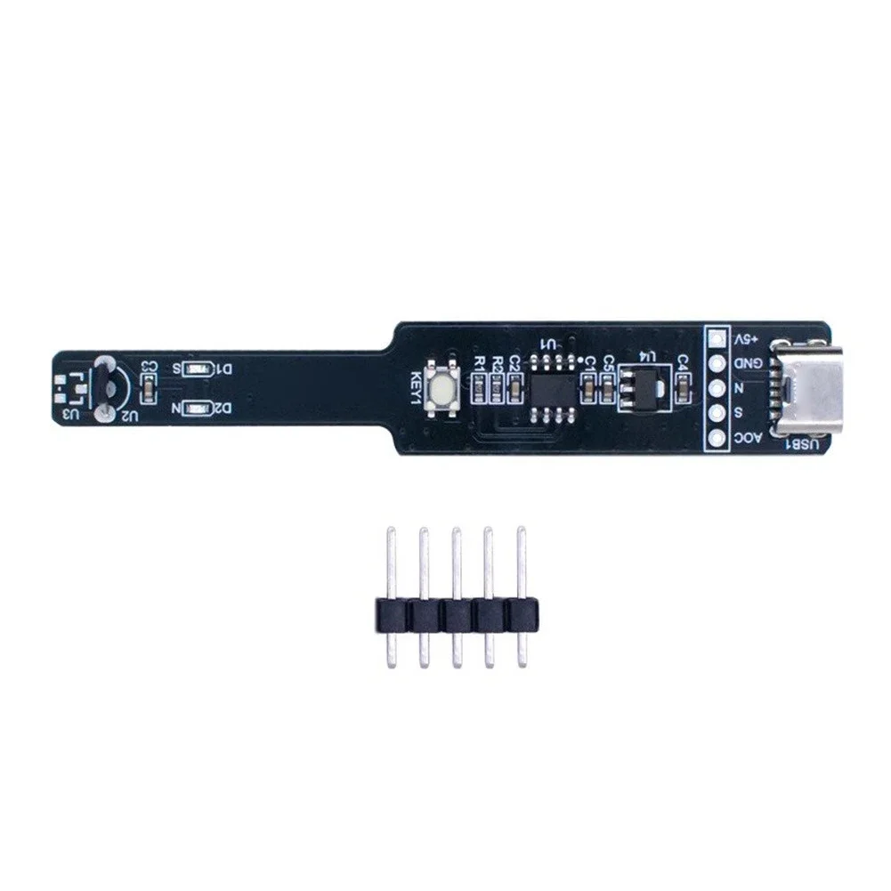 Hall Sensor Intensity Sensing Switch Magnetic Pole Recognition Pen N S Polarity Detector With LED Indicator For Magnetic Field T