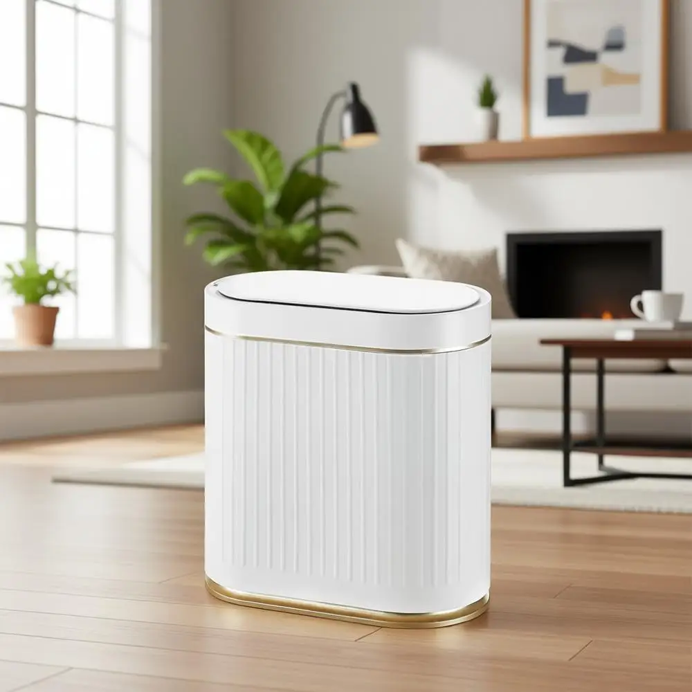 

Автоматическое мусорное ведро с датчиком движения и крышкой, 7,5 л, для ванной, спальни, гостиной