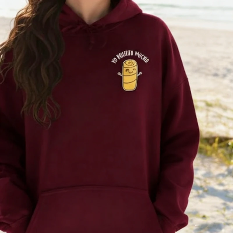 Hoodies combinando Yo Tequeno Mucho Yo Te Queso Mas Moletons engraçados de casal espanhol ou presente de trocadilho de comida para ele seu pulôver de inverno
