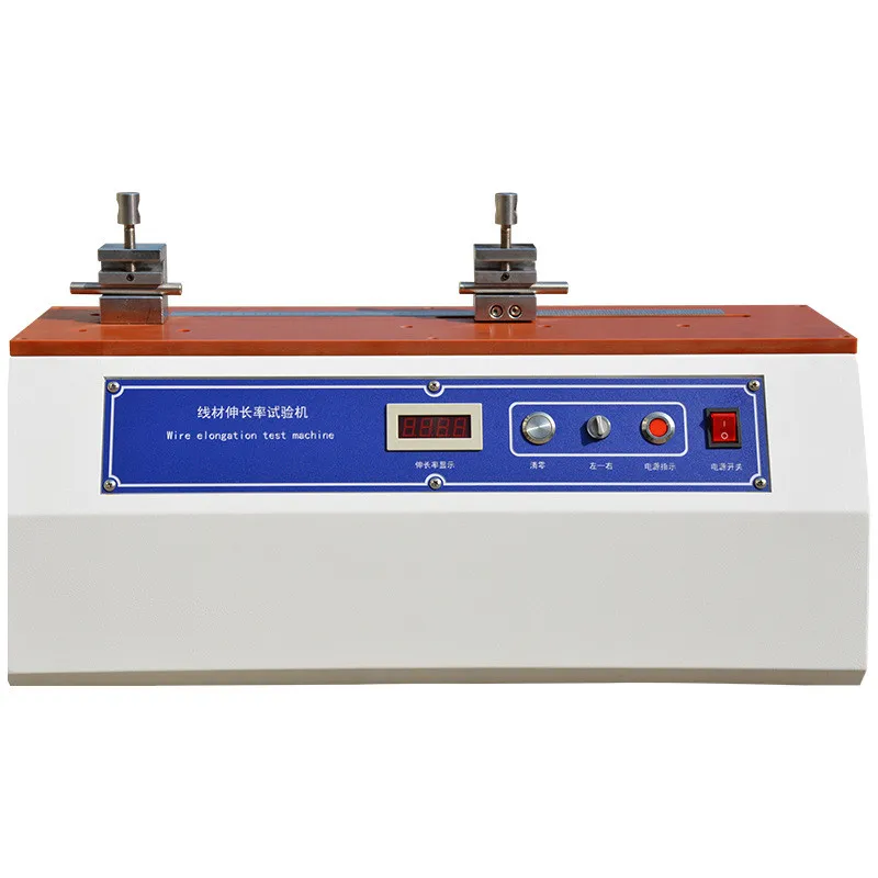 Máquina, cabo e fio elásticos do teste do alongamento do fio cobre horizontal