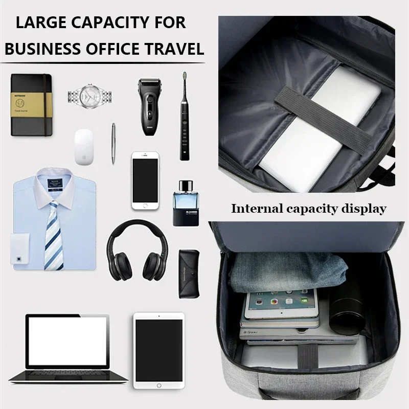 Mochila de negócios à prova dwaterproof água dos homens grande capacidade bagpacks para homens mochila sacos mochilas escolares usb 15.6 Polegada mochila portátil