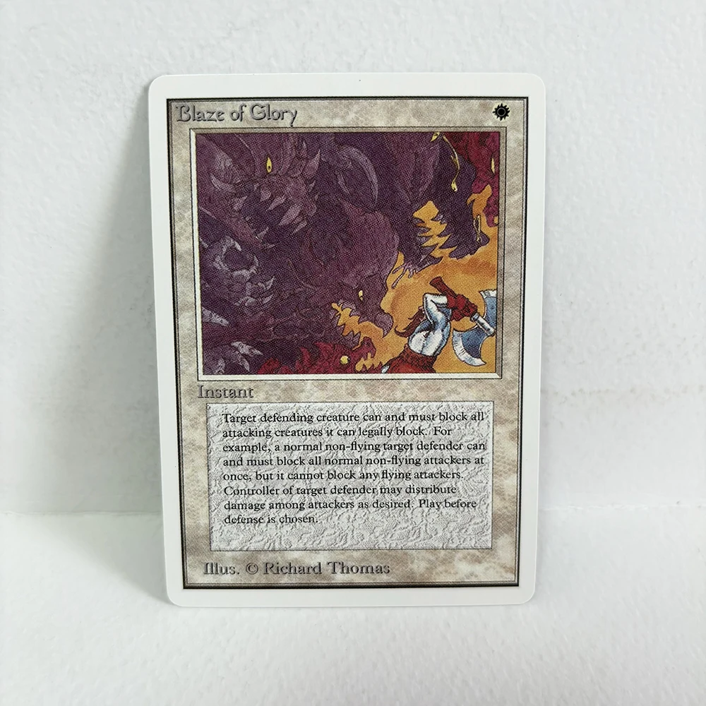 Custom Magical Proxy Cards Old Frame Vintage Art Blaze of Glory Chrome Mox Mirrodin Door of Destinies Sliver Overlord