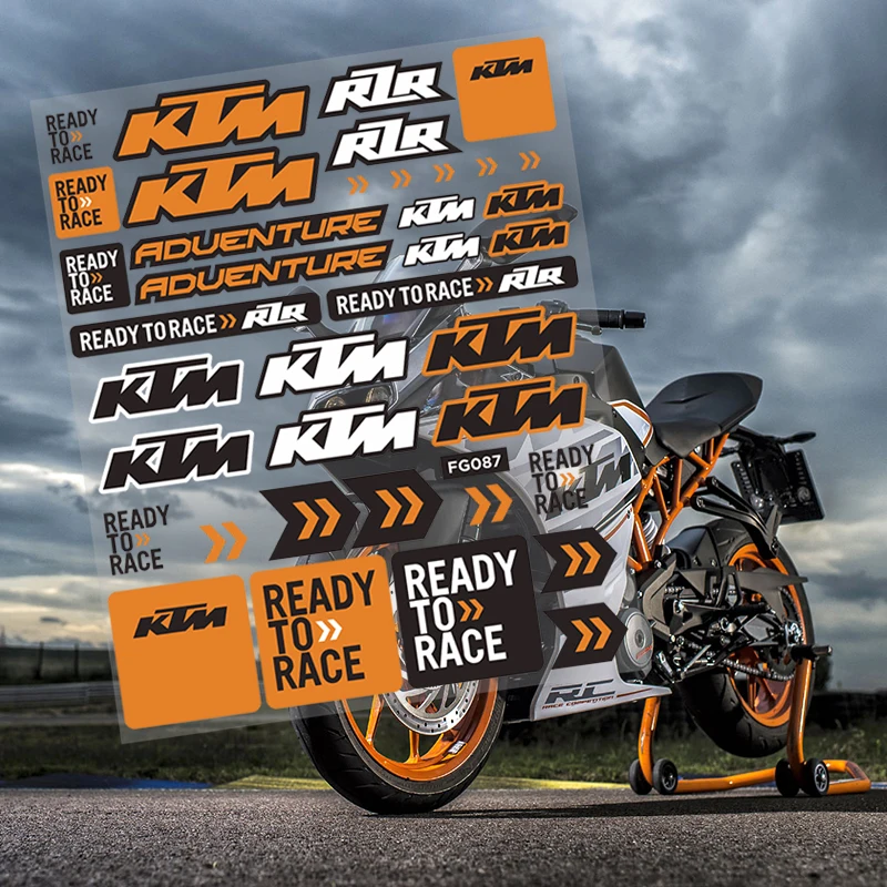 

Светоотражающая наклейка на мотоцикл для спортивного автомобиля KTM RC8 Duke 200 250 390 790, водонепроницаемые наклейки