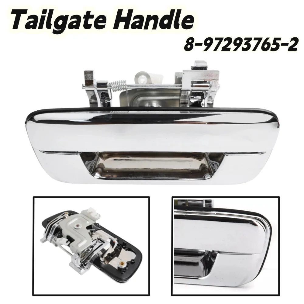 Custom Fit Tailgate Handle Chrome Tailgate Handle Robust Materials Stylish Chrome Finish Custom Fit For Isuzu D-Max