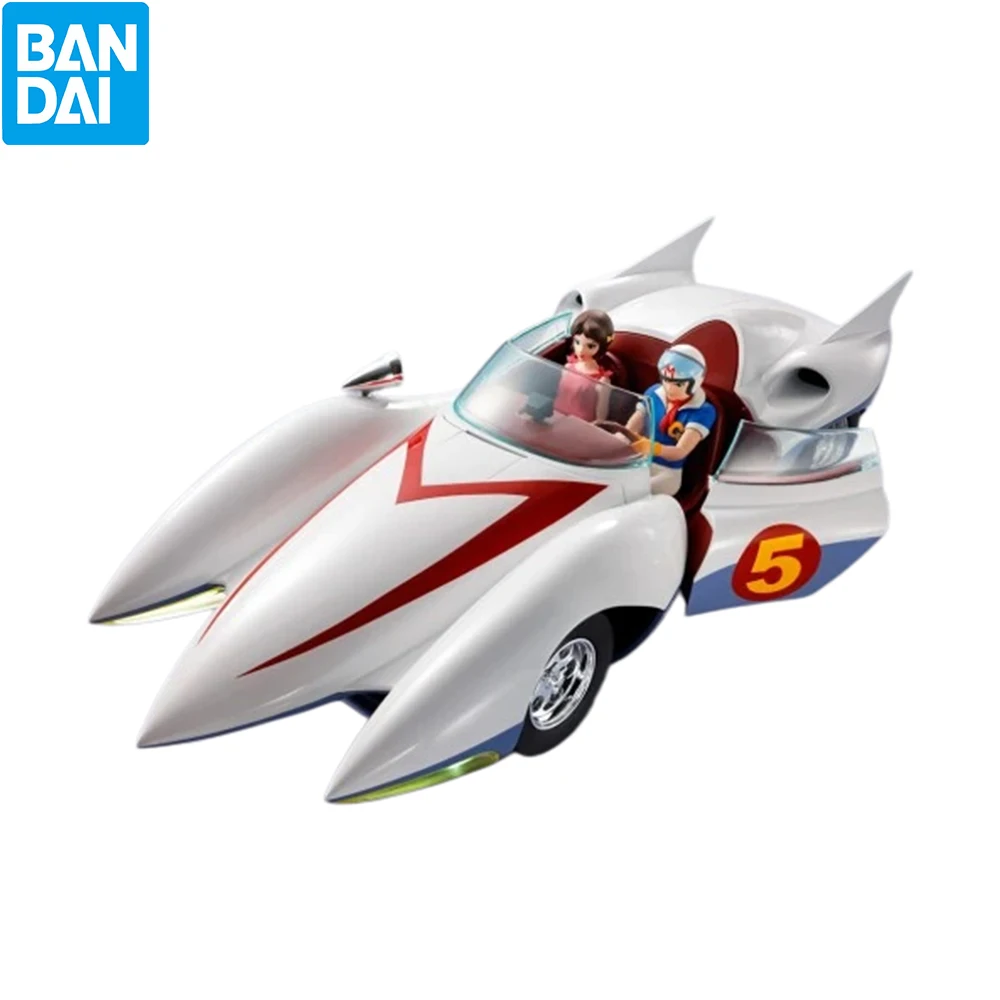 Bandai Chogokin Mach 5 Speed Racer Premium Lovely Detailed Painted Articulated Figure Gift Collectible Desktop Display Toy