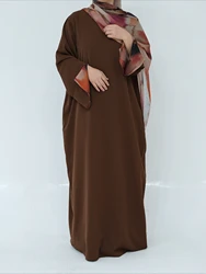 Muslim Maxi Dresses for Women Abaya Jalabiya Split Sleeve Eid Ramadan Morocco Dubai Kaftan Islam Vestidos Arab Long Robe 2025