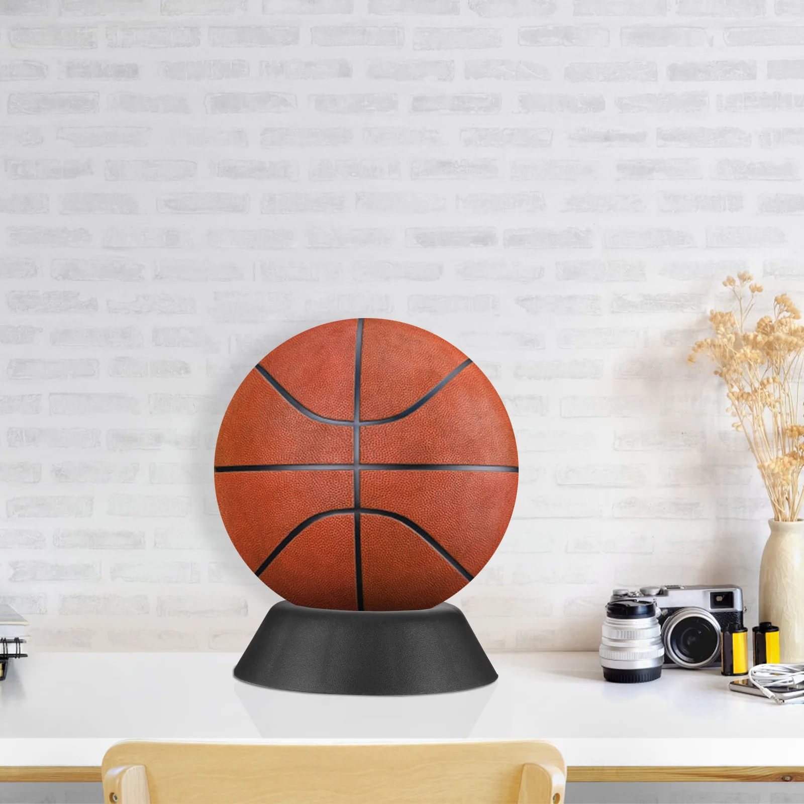 Suporte de exibição de basquete suporte de basquete memorabilia durável rack de bola uso interno suporte de bola de futebol base de exibição de futebol