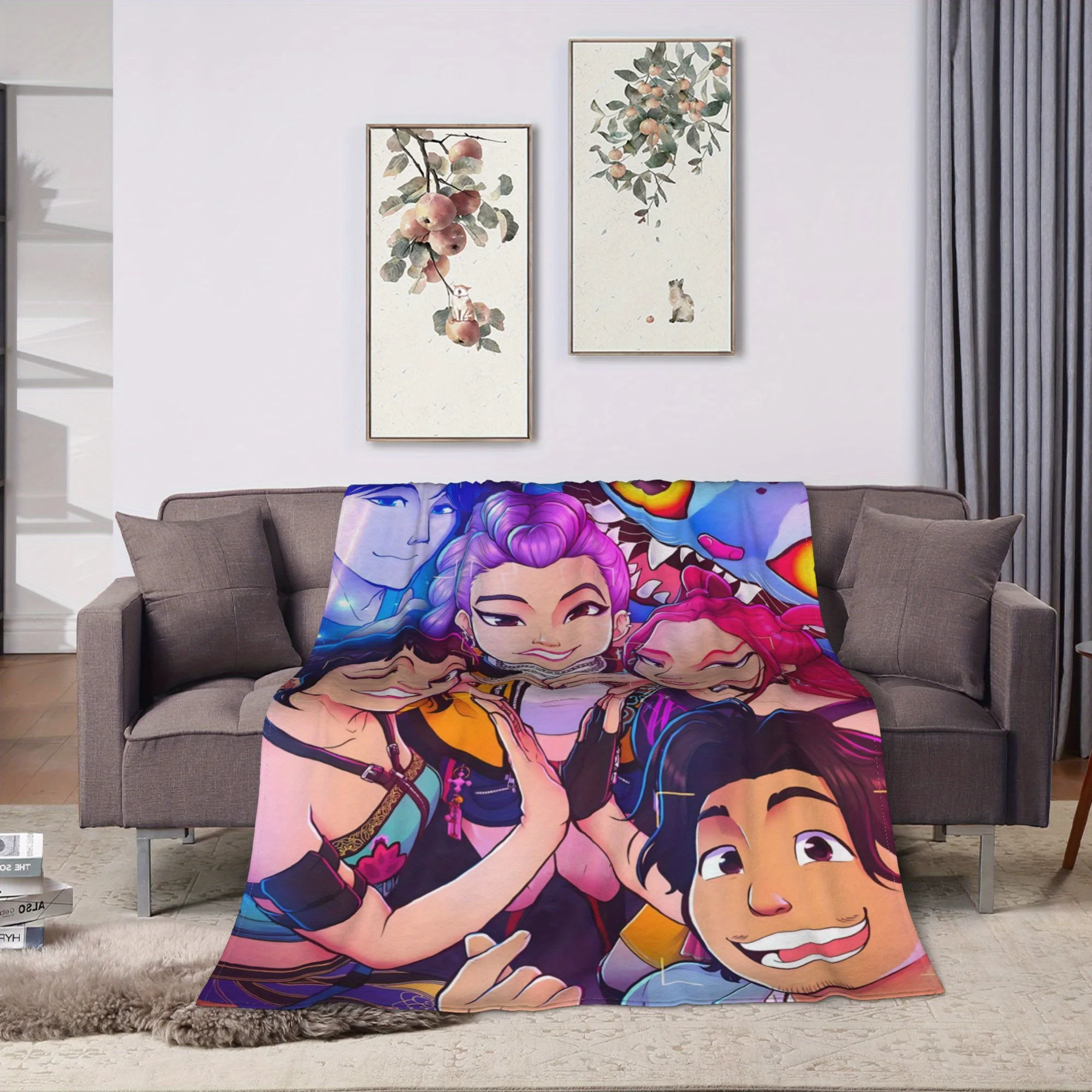 

Одеяло KPOP подходит для кемпинга, пляжа, пикников, кровати, диванов, автомобилей, путешествий, праздников, подарков на день рождения, идеально подходит для всех сезонов