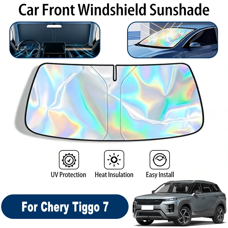 

Car Windshield Sun Shade UV Reflective Sun Visor Protection Cover For Chery Tiggo 7 2016-2026