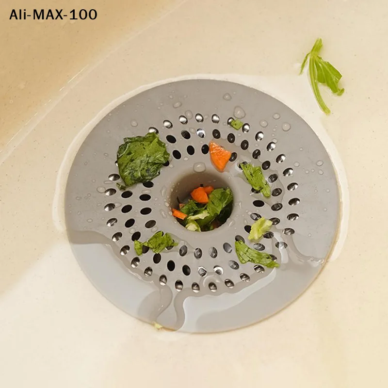 

【Au】Silicone Drain Strainer Hair Catcher With Drain Holes Perfect For Bathroom Or Kitchen Use Shower Drain Hair Catcher