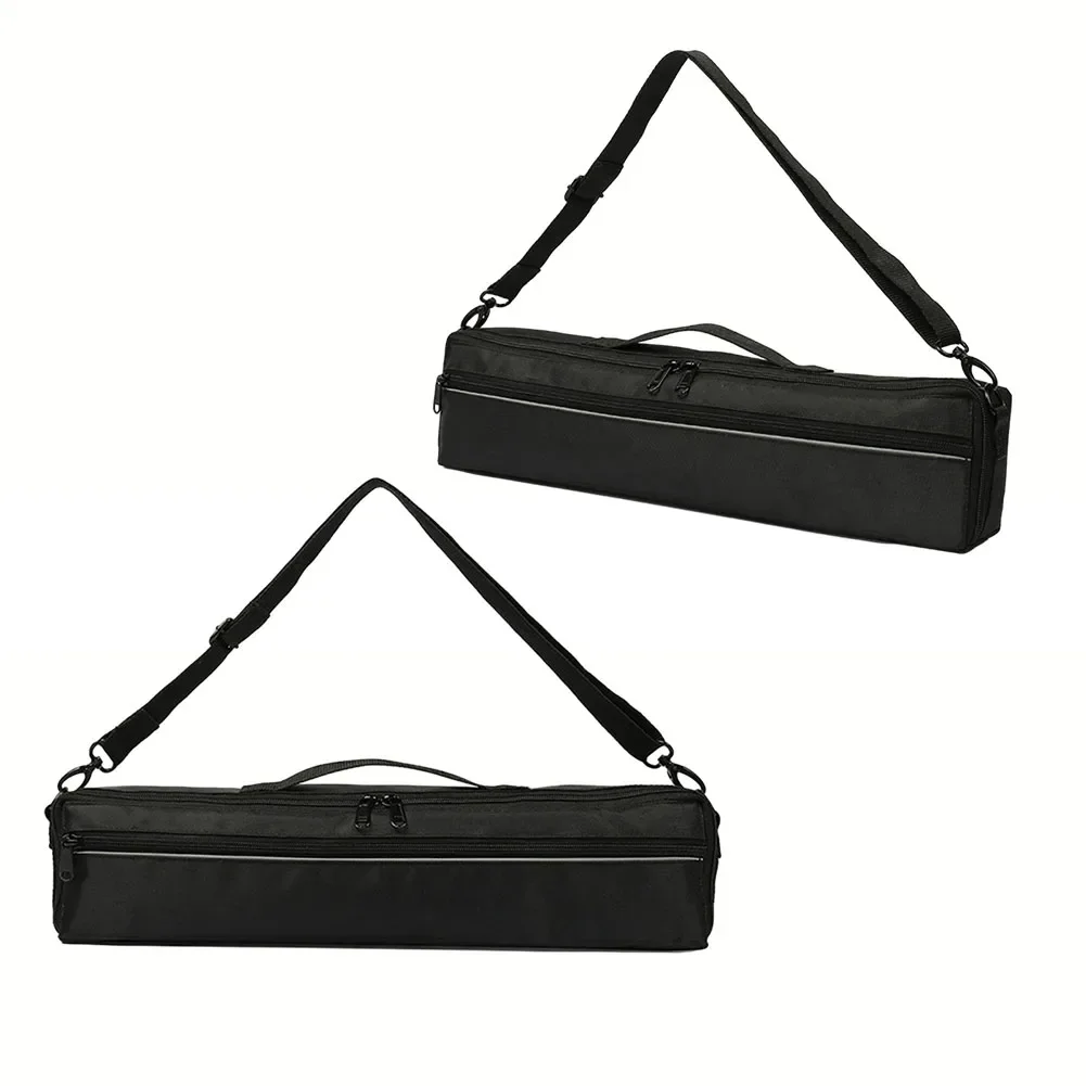 Soft Lining 16/17 Holes Flute Bag Padded Concert With Adjustable Shoulder Strap Flute Case Instruments Parts