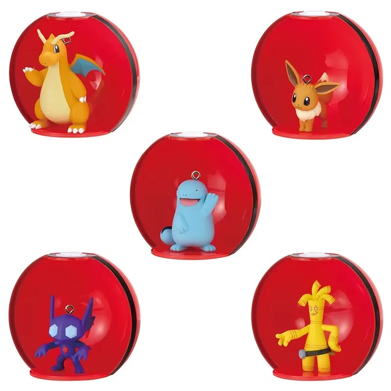 bandai-original-5-piezas-gashapon-pokemon-ガシャっとコレクト05-イーブイ-juguetes-para-ninos-regalo-modelo-coleccionable-adornos