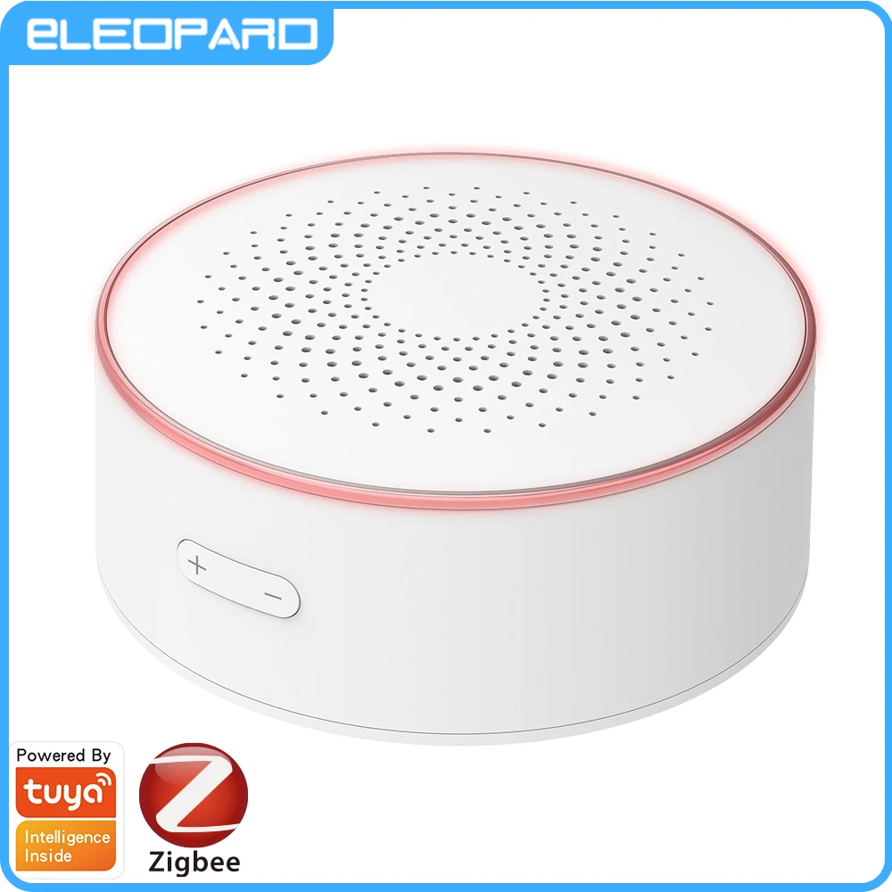 Eleopard Home Zigbee Tuya smart Security alarm  Smart Life Strobe  Wireless Siren