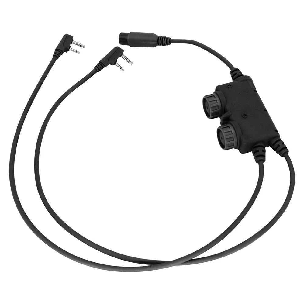 Tactical Headset Dual Communication Tactical U94 PTT with Ken Plug for Comta Sordin Shooting Hunting Airsoft Headphone