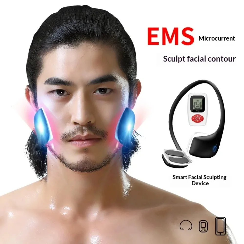 Face Sculpting Instrument Micro Current Face Massager Intelligent Lazy V Face EMS Beauty Instrument
