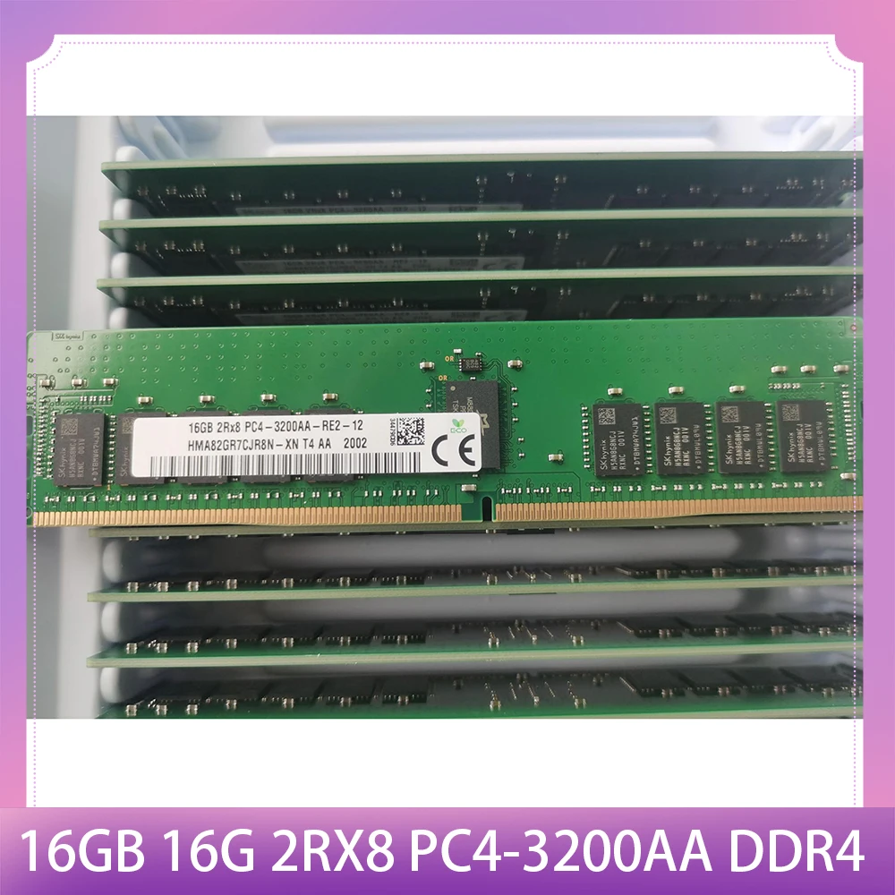 

1PCS RAM 16GB 16G 2RX8 PC4-3200AA DDR4 3200 REG ECC For SK Hynix Server Memory High Quality