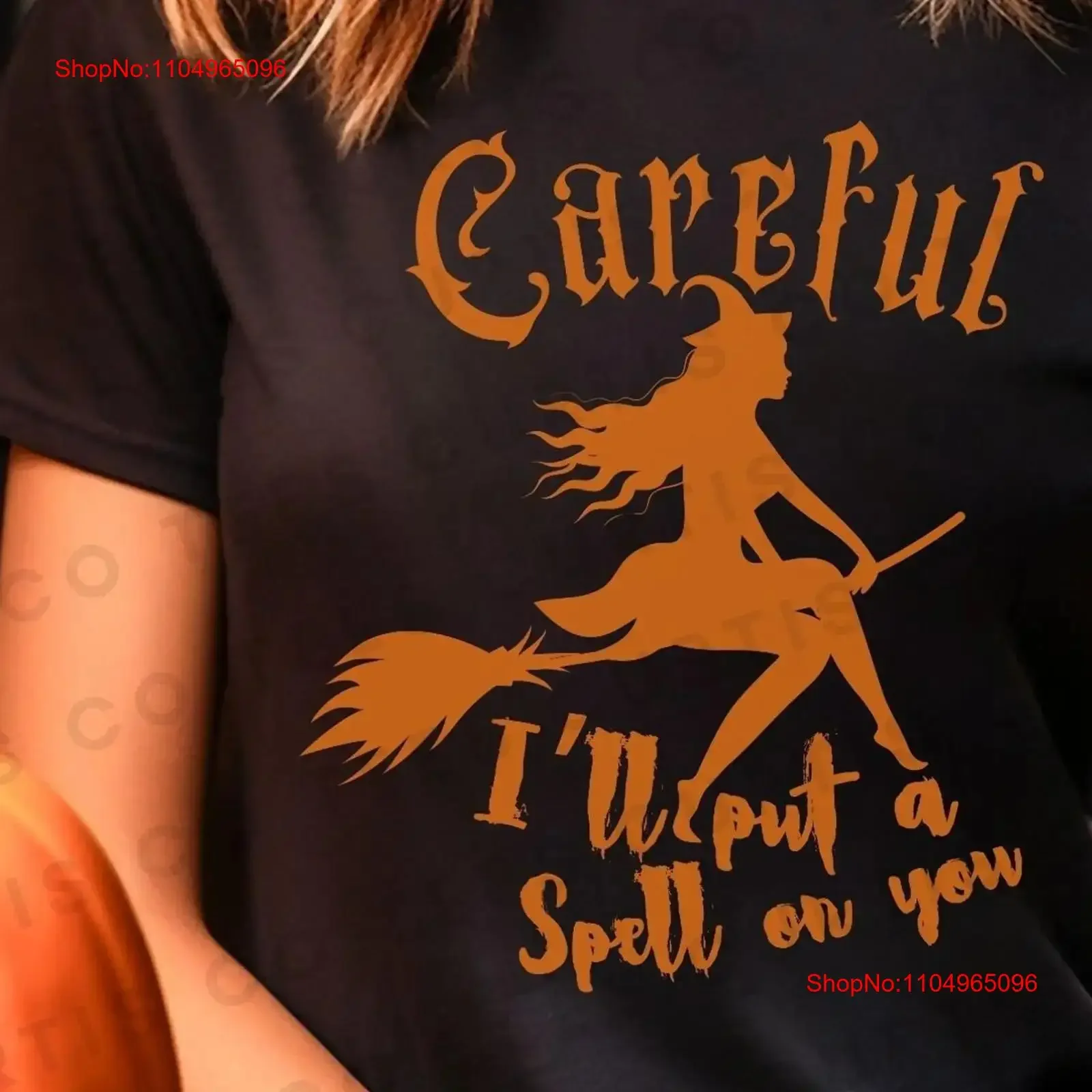 

Забавная футболка на Хэллоуин «Я заклинание тебя» Женская футболка Happy Party Spooky Season Witch винтажная стираная графика Дышащая