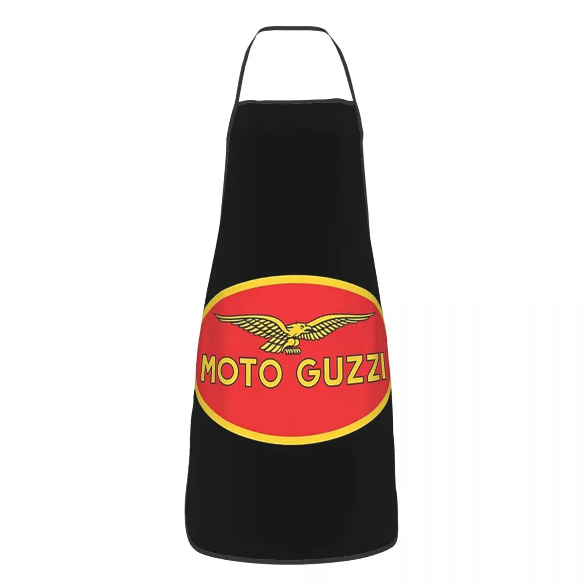 Moto Guzzi Merchandise Apron Sleeveless Home Kitchen Chef Cleaning Tablier Cooking Cuisine Bib for Women Men Painting