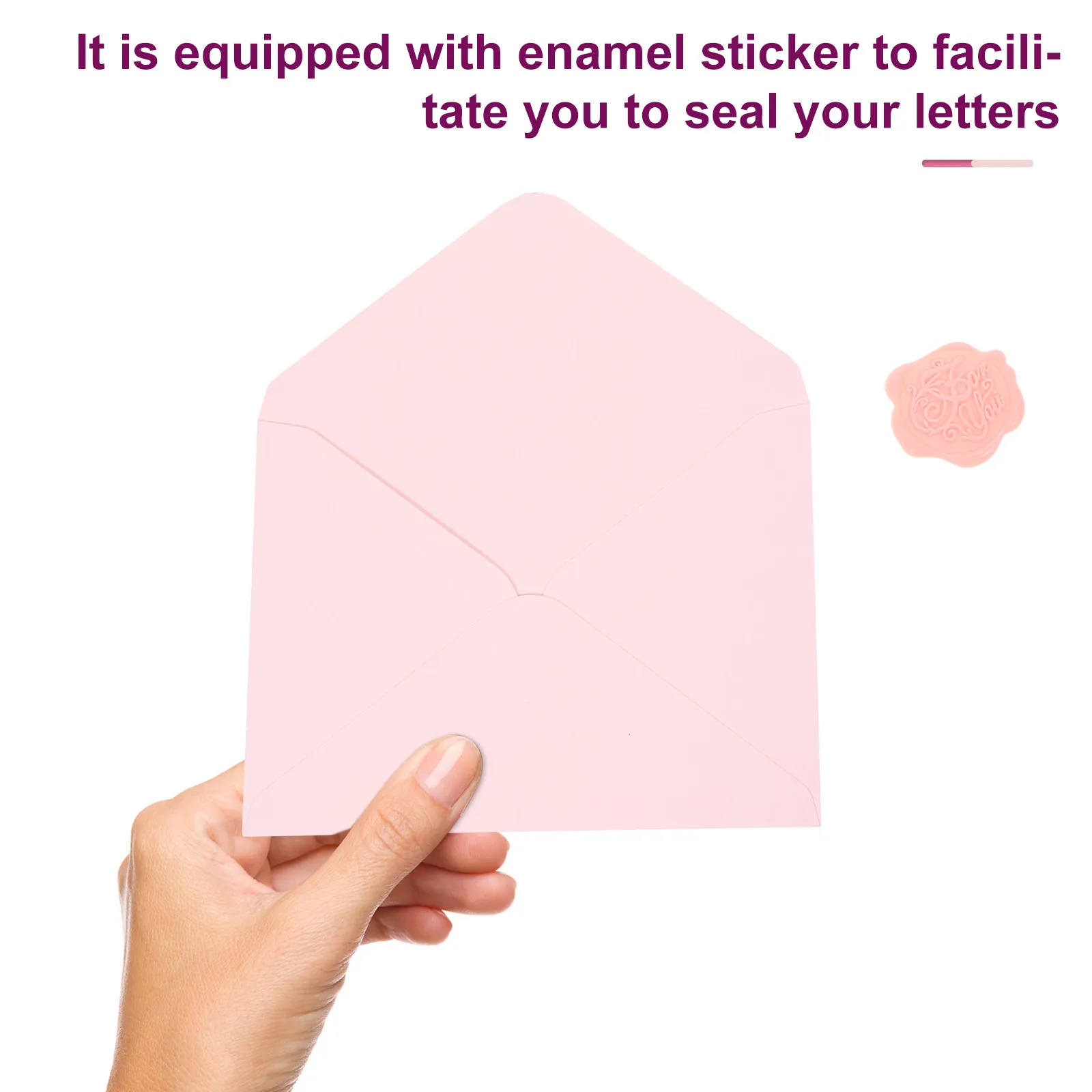 

5Sets Pink Envelopes Wedding Invitations Letter Cards Greeting Cards Valentine Love Letter Invitations Envelopes for Party
