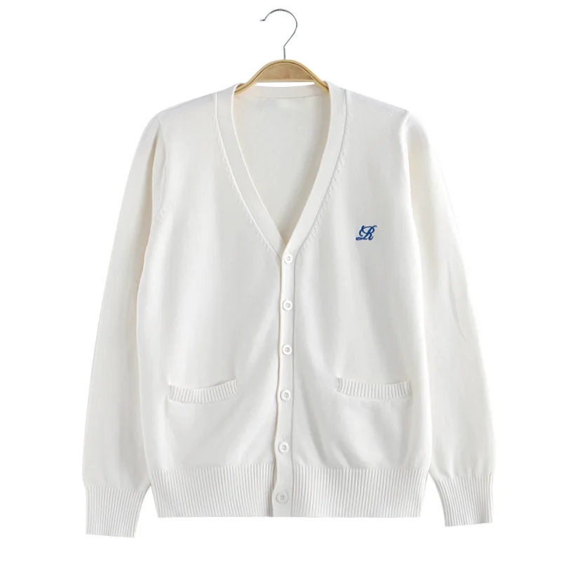 Maglione accogliente alla moda Cardigan originale JK Giacca maglione Uniforme da donna Uniforme scolastica Maglione lavorato a maglia a maniche lunghe Cardigan Top