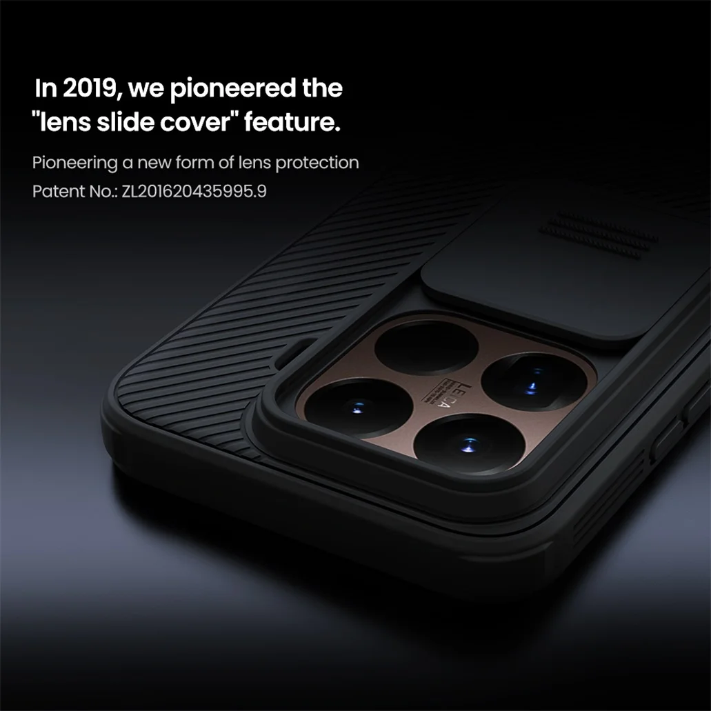 Чехол NILLKIN для Xiaomi 15T /15T Pro CamShield Pro, противоударный, нескользящий, защита конфиденциальности, слайд-камера, чехол для Xiaomi 15T Pro