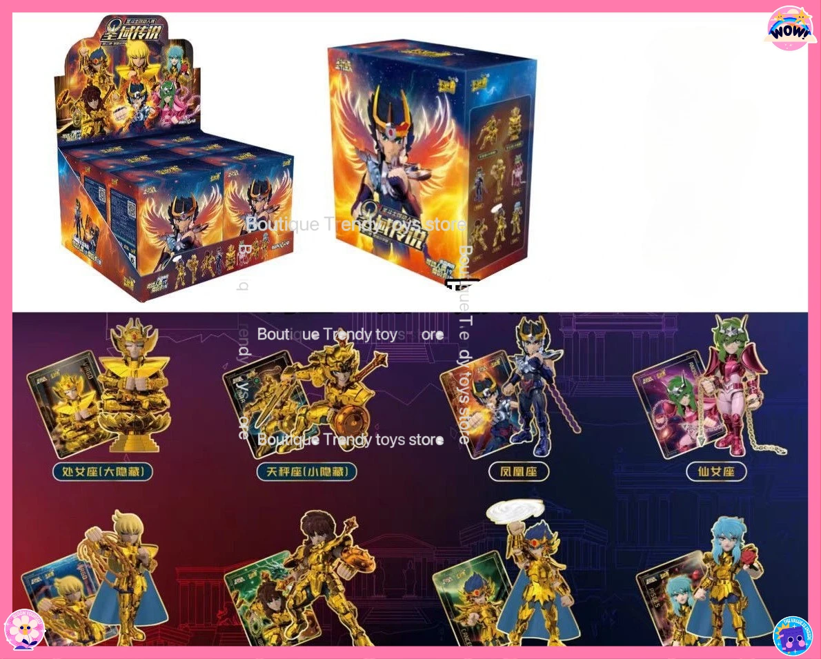 Saint Seiya Sanctuary Legend Druga Seria Blind Box - Dwanaście Konstelacji Ruchome Figurki do Składania