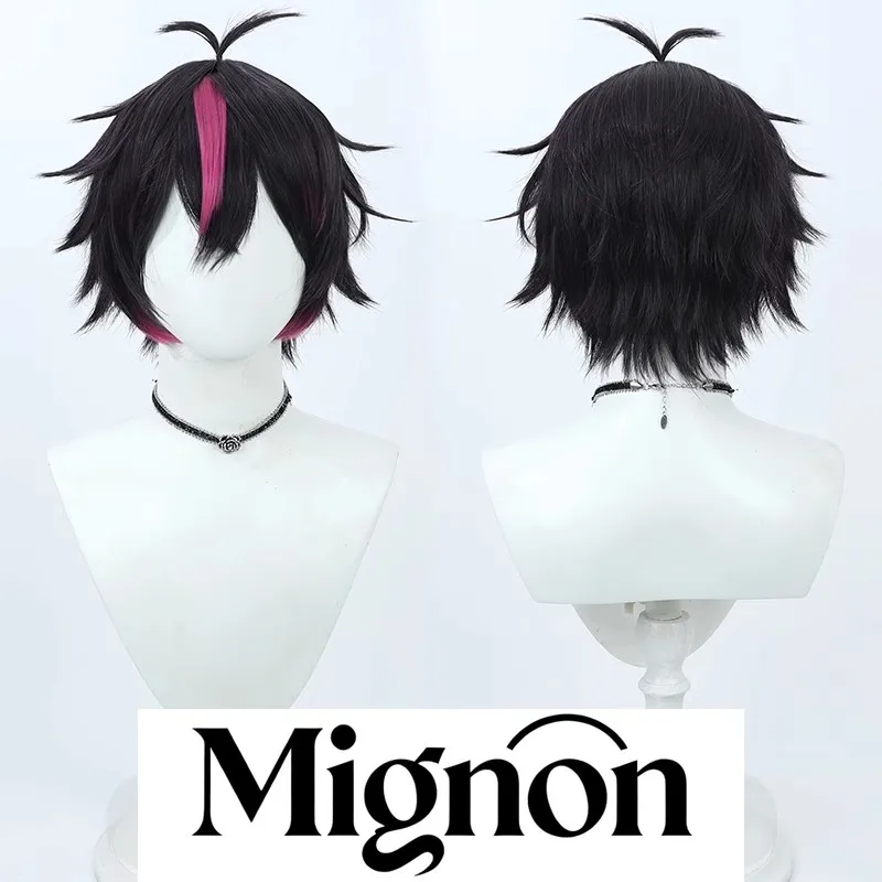 Mignon Kuromi Knight cosplay wig cloud Humanized Kuromi Knight highlight Halloween gift