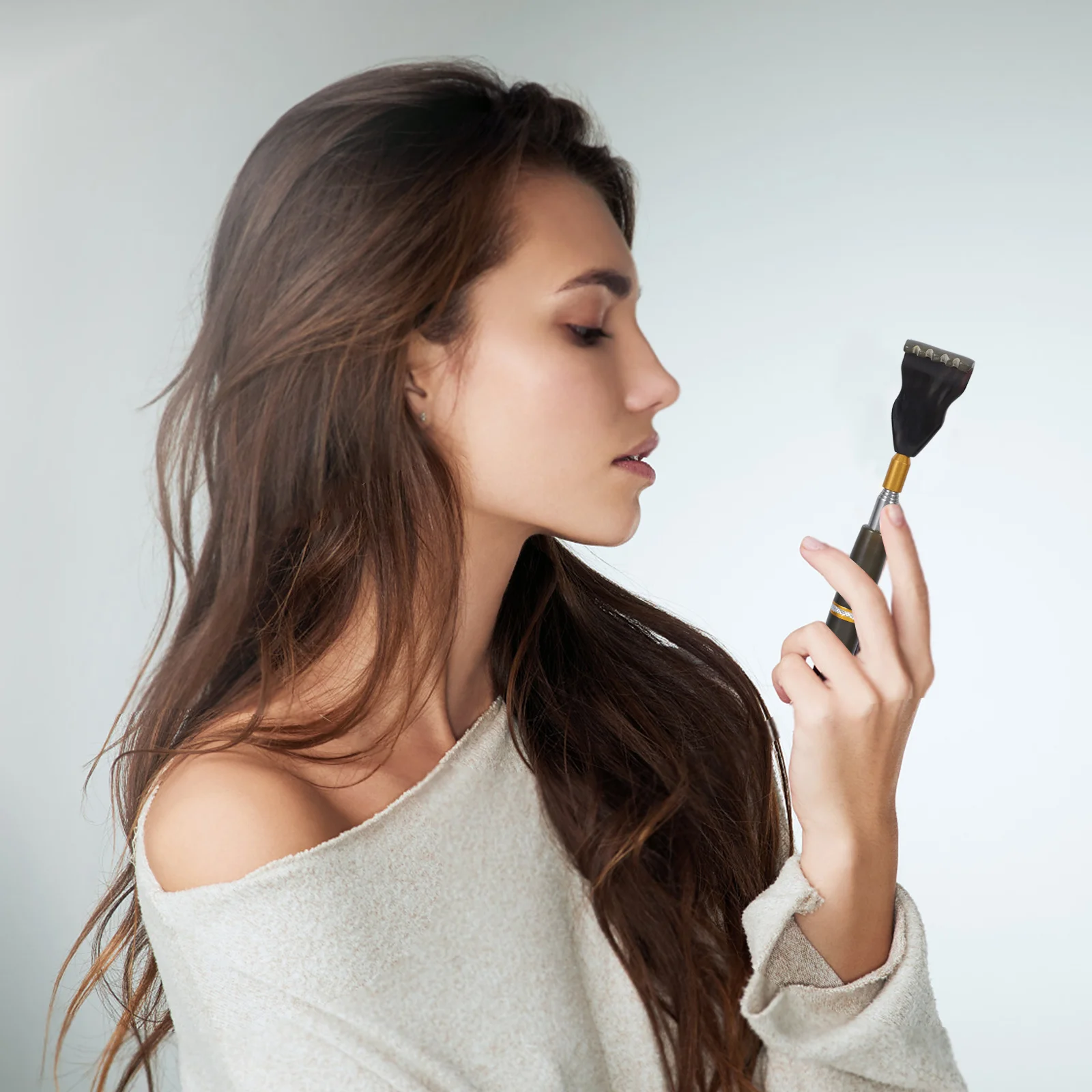 

Выдвижной скребок для спины, выдвижной инструмент для облегчения зуда из нержавеющей стали для тела, кожи головы, массаж ног, коготь, скребок, телескопический