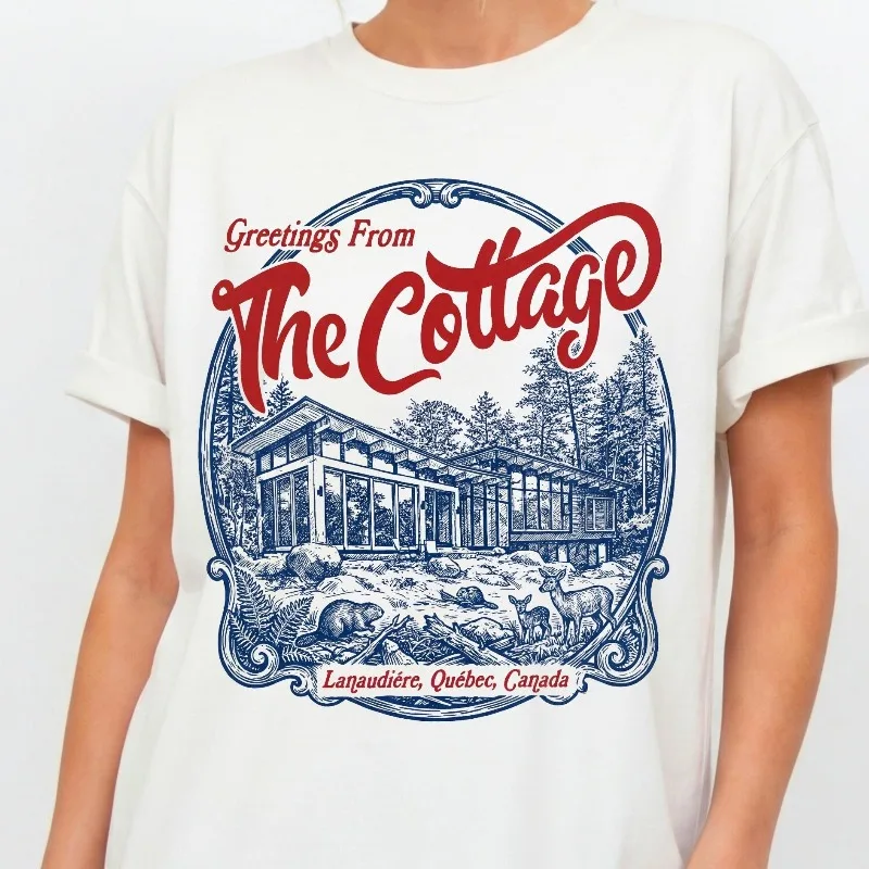 Intense Competition for Cabin Hoodies, Come To Cabin T-shirts for Summer New Casual and Fashionable Cotton Unisex T-shirts