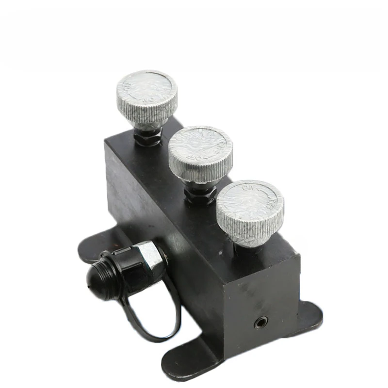 

Hydraulic high pressure three-way valve Oil circuit splitter Hydraulic pump oil circuit control distribution valve