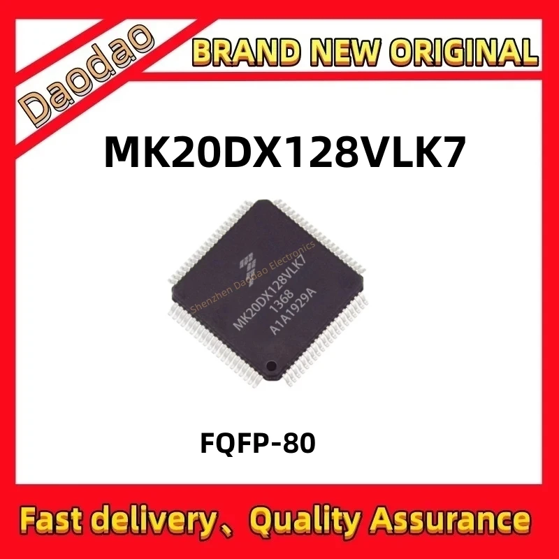 

Quality Brand New MK20DX128VLK7 MK20DX128VLK MK20DX128 MK20DX MK20 IC MCU Chip FQFP-80