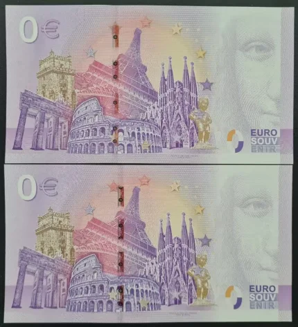 2018-2025 يورو 0 يورو COMM الملاحظات الأصلية UNC #3